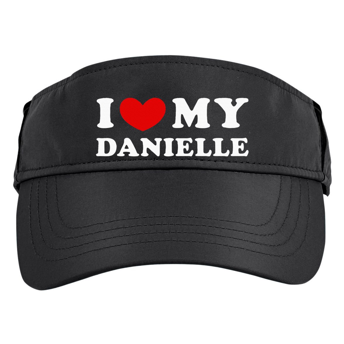I Love My Danielle I Heart My Danielle Adult Drive Performance Visor