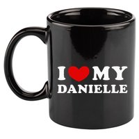 I Love My Danielle I Heart My Danielle 11oz C Handle Ceramic Mug