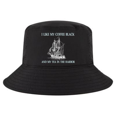 I Like My Coffee Black And Tea In The Harbor Cool Comfort Performance Bucket Hat