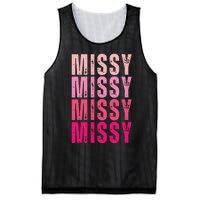 I Love Missy First Name Missy Vintage Mesh Reversible Basketball Jersey Tank