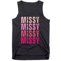 I Love Missy First Name Missy Vintage Tank Top