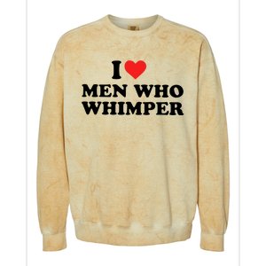 I Love M.En Who Whimper Colorblast Crewneck Sweatshirt