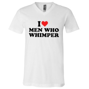 I Love M.En Who Whimper V-Neck T-Shirt