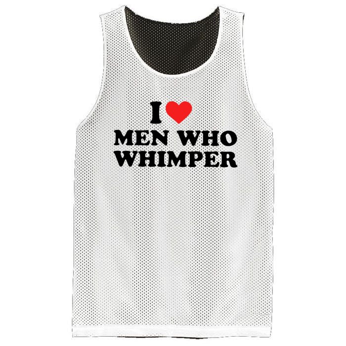 I Love M.En Who Whimper Mesh Reversible Basketball Jersey Tank