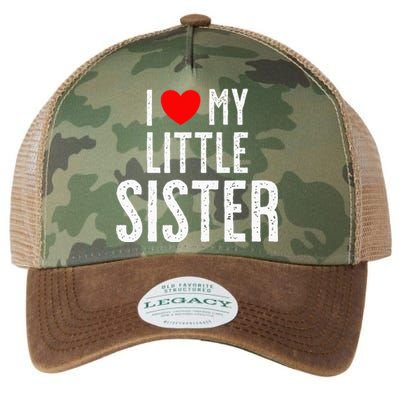 I Love My Little Sister Legacy Tie Dye Trucker Hat