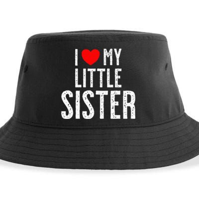 I Love My Little Sister Sustainable Bucket Hat