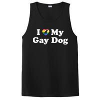 I Love My Gay Dog Heart Funny LGBT Pet Pride Proud Parent PosiCharge Competitor Tank