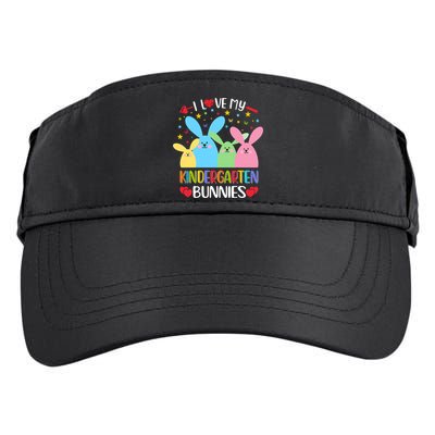 I Love My Kindergarden Bunnies Funny Teacher School Design Gift Adult Drive Performance Visor