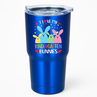 I Love My Kindergarden Bunnies Funny Teacher School Design Gift Tumbler