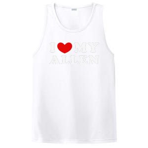 I Love My Allen Funny I Heart My Allen  PosiCharge Competitor Tank