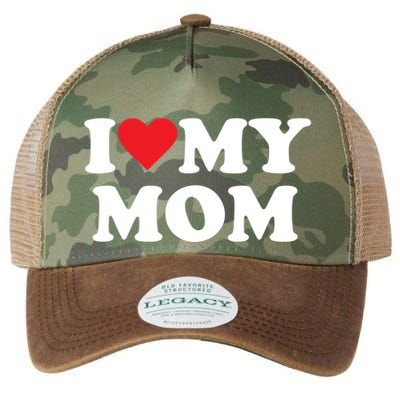 I Love My Mom Great Gift Legacy Tie Dye Trucker Hat