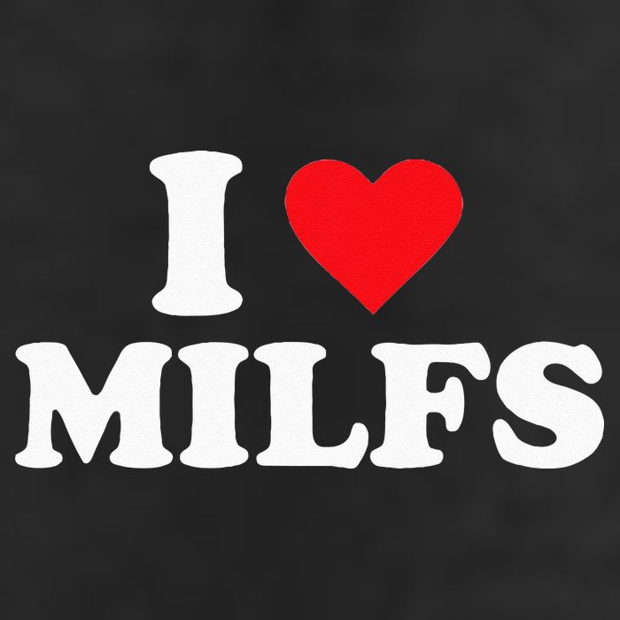 I Love MILFs 7 Panel Mesh Trucker Snapback Hat