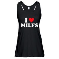 I Love MILFs Ladies Essential Flowy Tank