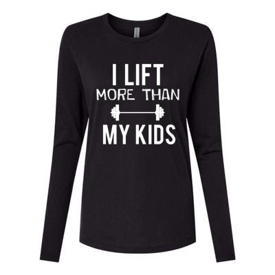 I Lift More Than My Gift Womens Cotton Relaxed Long Sleeve T-Shirt