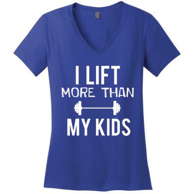 I Lift More Than My Gift Women's V-Neck T-Shirt