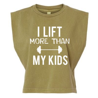 I Lift More Than My Gift Garment-Dyed Women's Muscle Tee