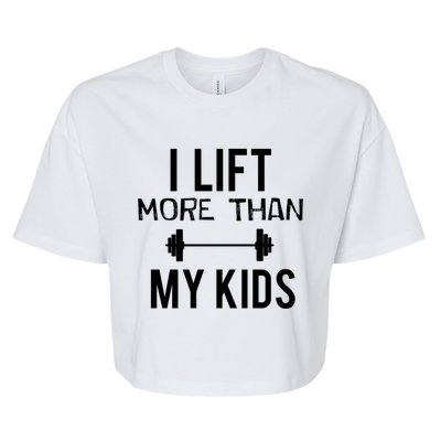 I Lift More Than My Gift Bella+Canvas Jersey Crop Tee