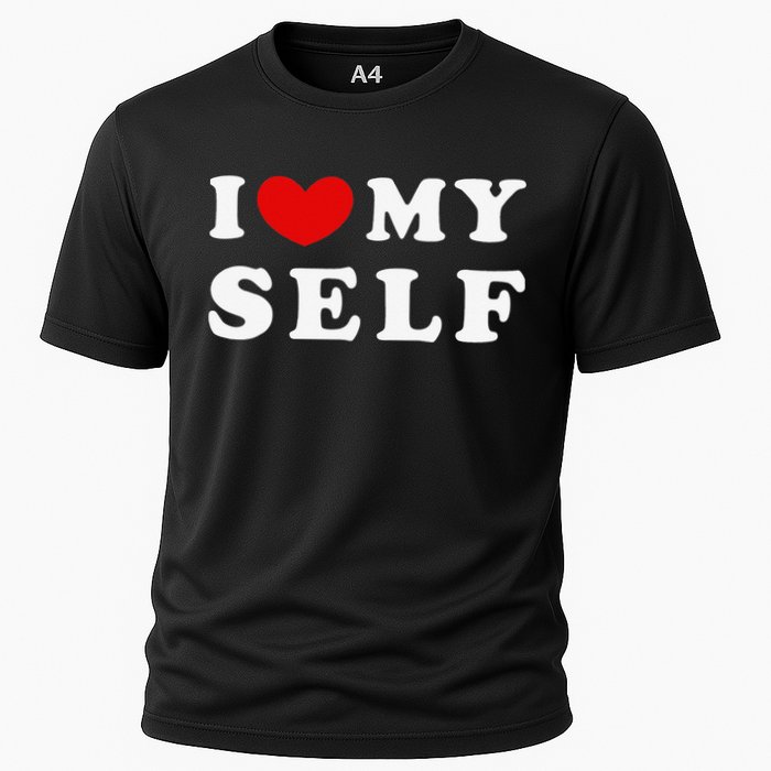 I Love Myself I Heart Myself Cooling Performance Crew T-Shirt