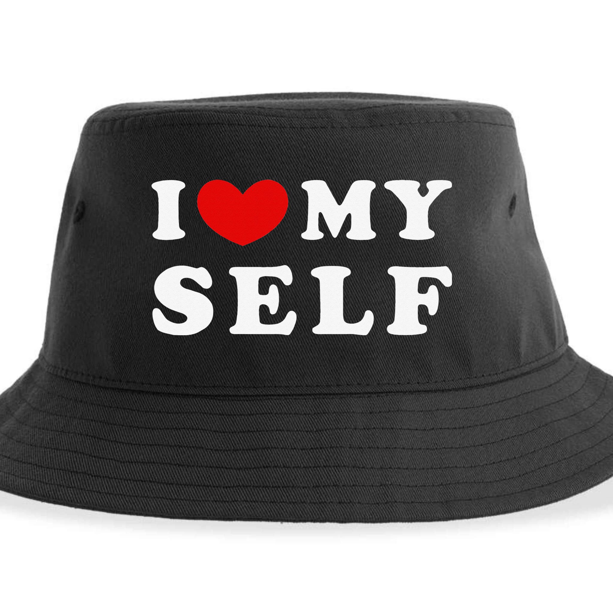 I Love Myself I Heart Myself Sustainable Bucket Hat