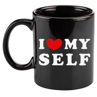 I Love Myself I Heart Myself 11oz C Handle Ceramic Mug