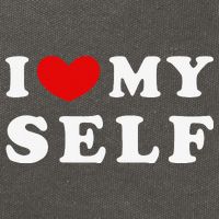 I Love Myself I Heart Myself Cotton Canvas Backpack
