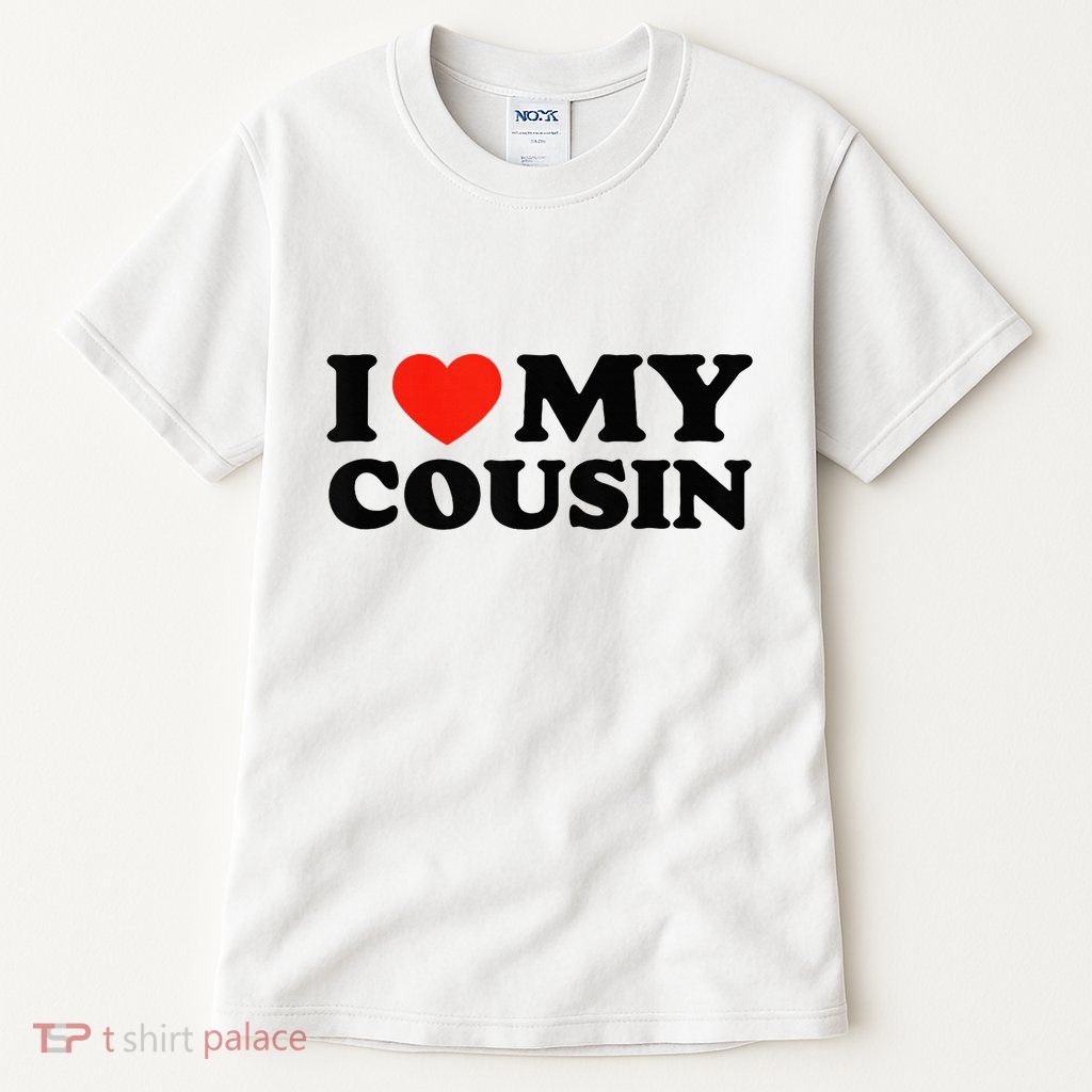 I Love My Cousin White Trash Party Attire Redneck Tall T-Shirt