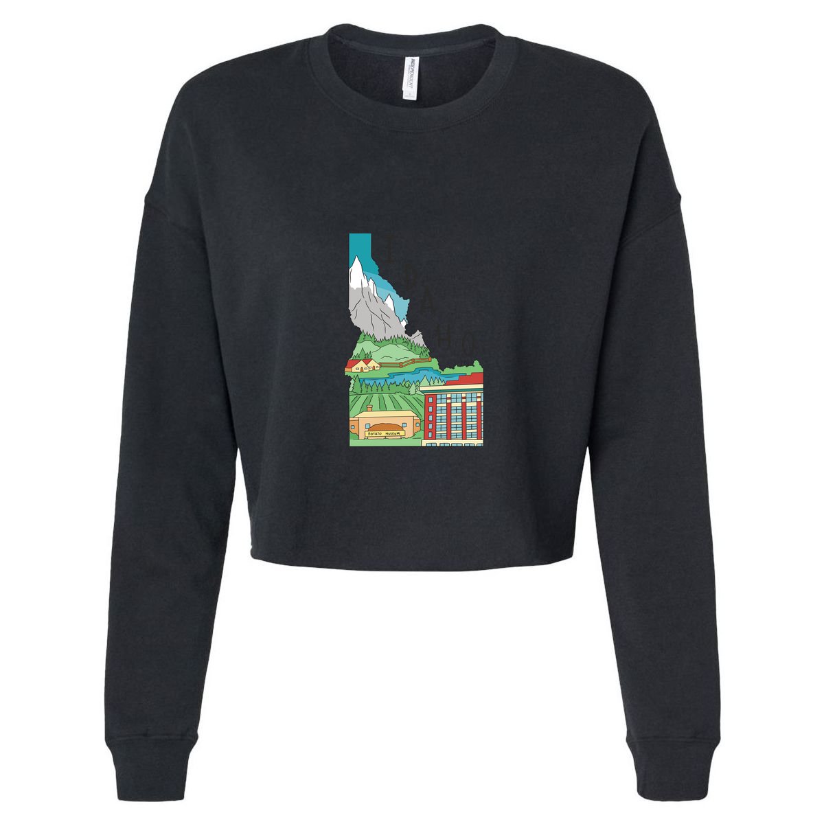 Idaho Landscape Map Cool Comfort Performance Bucket Hat