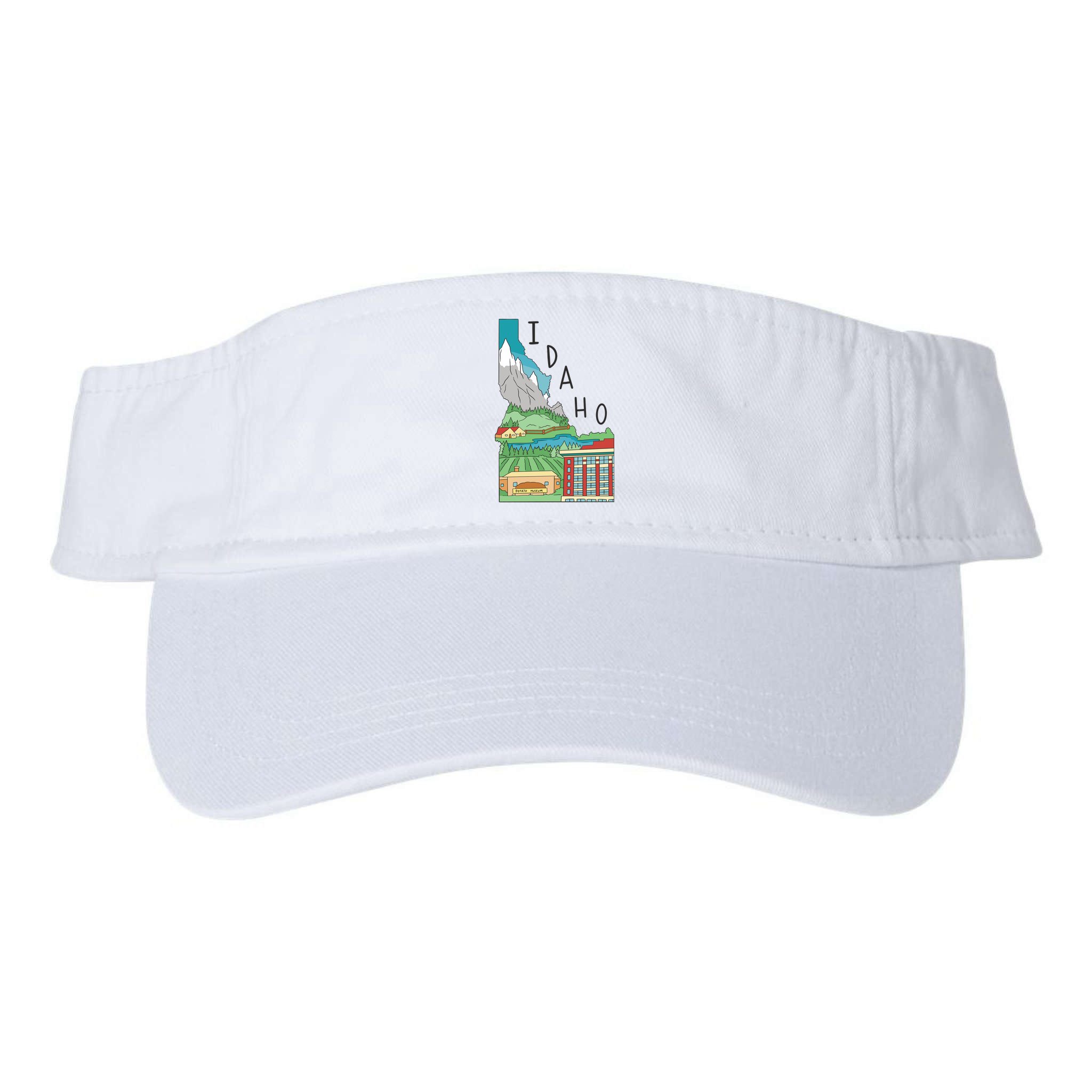 Idaho Landscape Map Visor