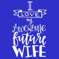 I Love My Awesome Future Wife Husband To Be Gift Future Wife Cute Gift Kids Hoodie