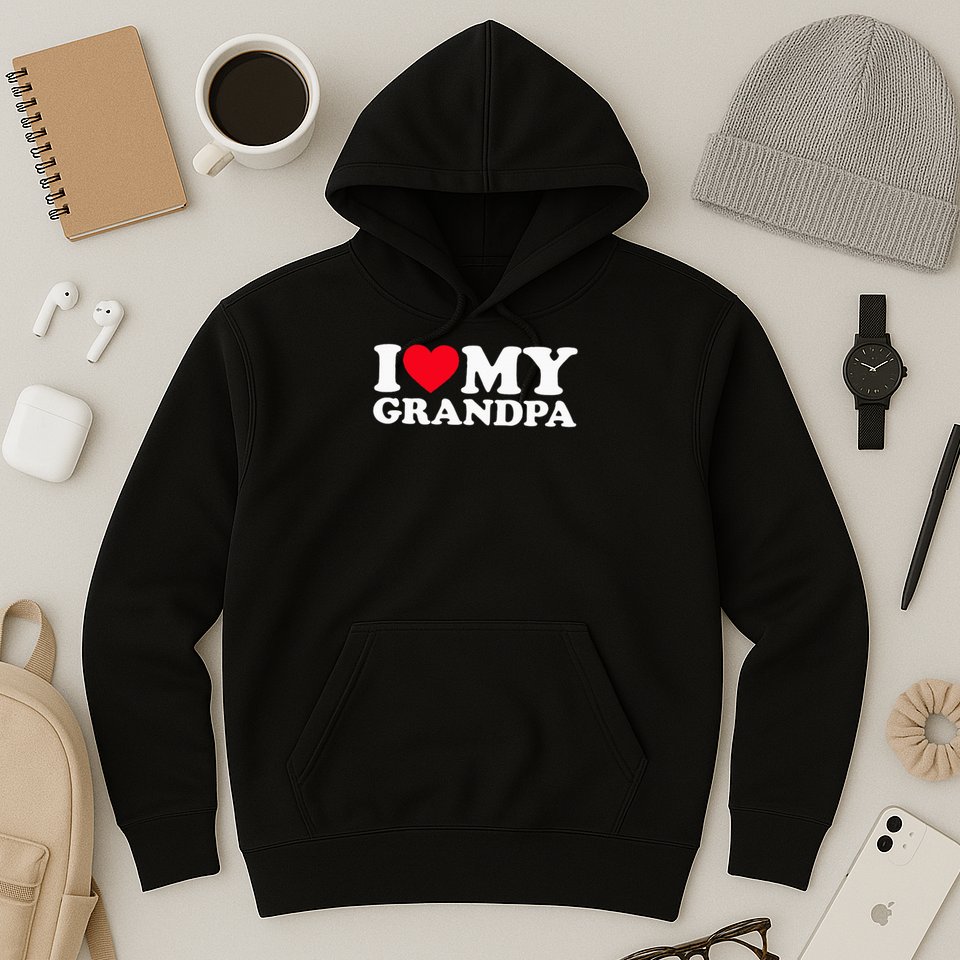 I Love My Grandpa Hoodie