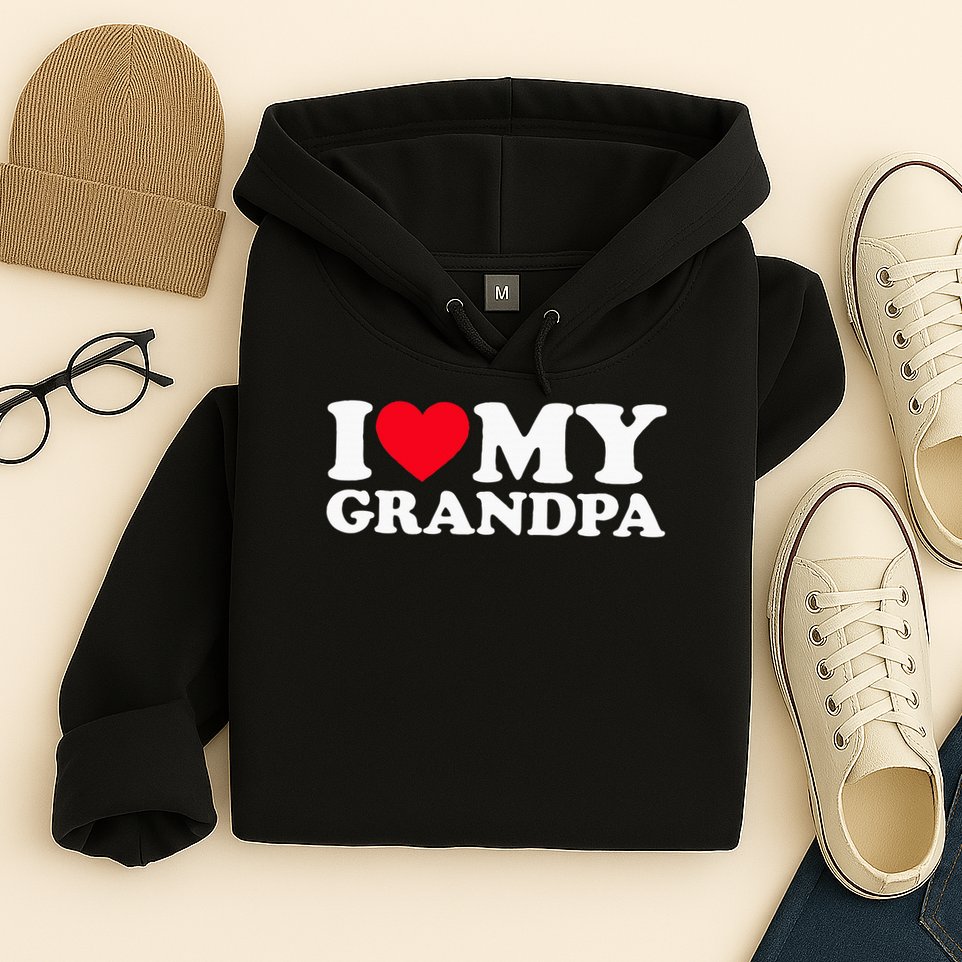 I Love My Grandpa Hoodie