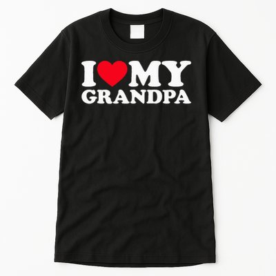 I Love My Grandpa Tall T-Shirt