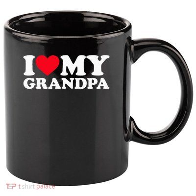 I Love My Grandpa 11oz C Handle Ceramic Mug