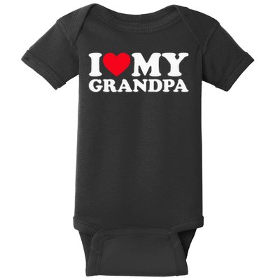 I Love My Grandpa Baby Bodysuit