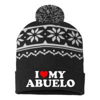 I Love My Abuelo USA-Made Snowflake Beanie