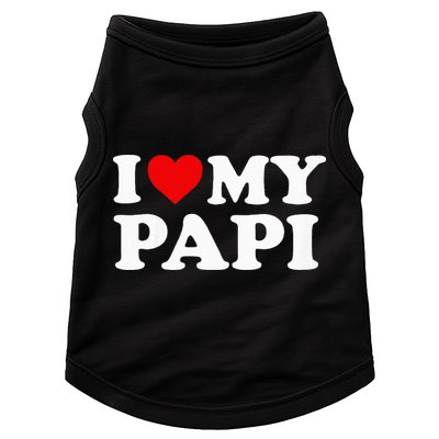 I Love My Papi Doggie Tank