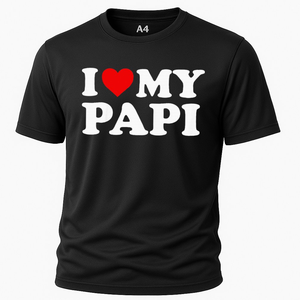 I Love My Papi Cooling Performance Crew T-Shirt
