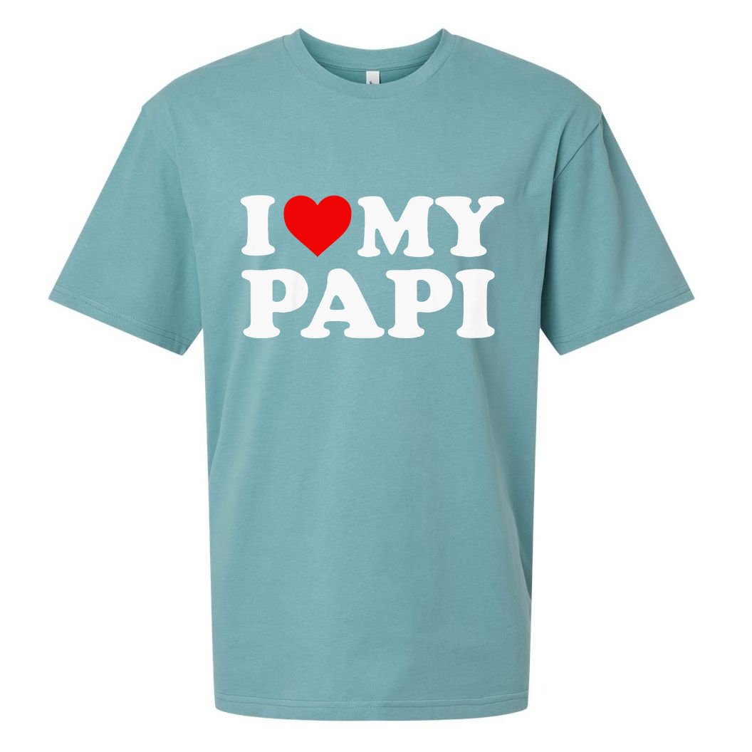 I Love My Papi Sueded Cloud Jersey T-Shirt