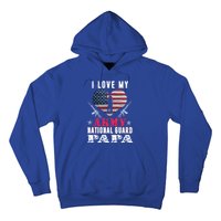 I Love My Army National Guard Papa Veteran Us Military Gift Hoodie