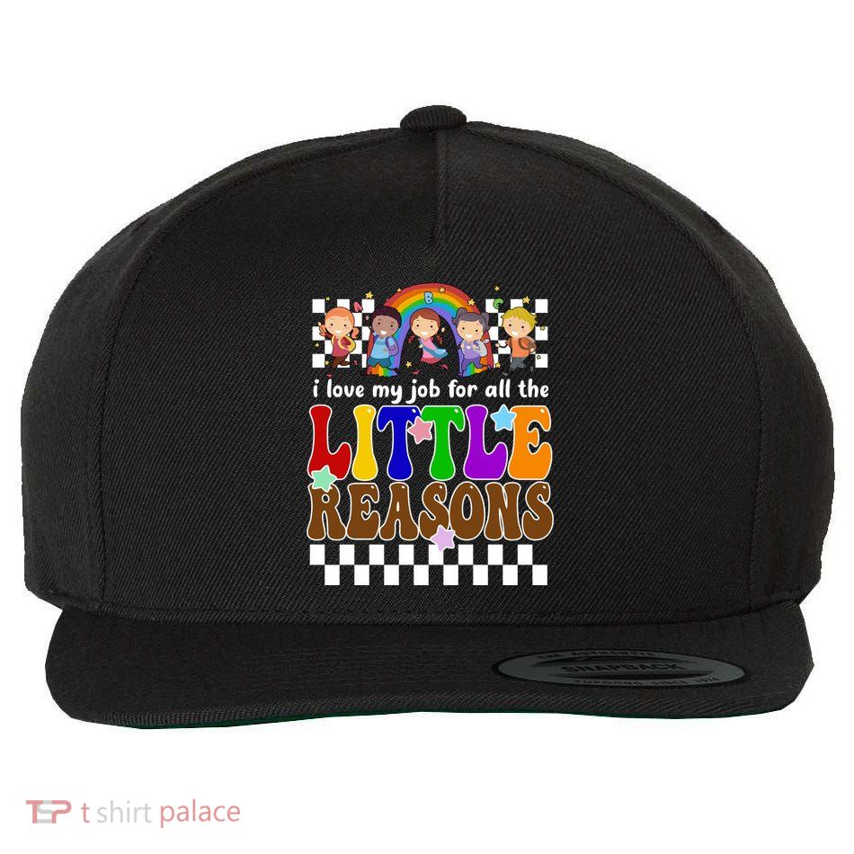 I Love My Job For All The Little Reasons Elementary Teacher Wool Snapback Cap