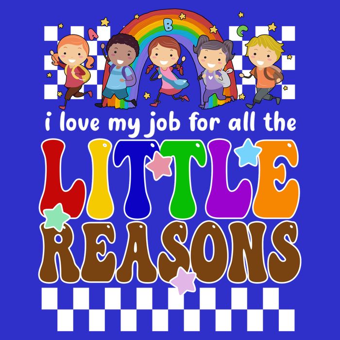 I Love My Job For All The Little Reasons Elementary Teacher Full Zip Hoodie