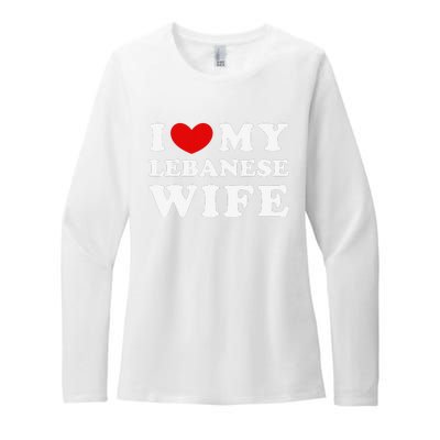 I Love My Lebanese Wife, I Heart My Lebanese Wife  Womens CVC Long Sleeve Shirt