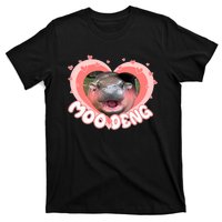 I Love Moo Deng Baby Hippo Moo Deng I Heart Moo Deng T-Shirt