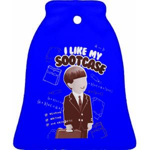 I Like My Suitcase Trump Sootcase Viral Ceramic Bell Ornament