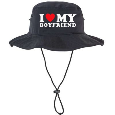 I Love My Boyfriend I Heart My Boyfriend BF Legacy Cool Fit Booney Bucket Hat