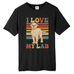 I Love My Lab Lab Mom Gift Tall Fusion ChromaSoft Performance T-Shirt