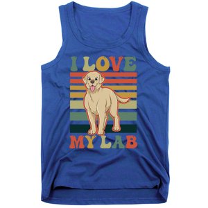 I Love My Lab Lab Mom Gift Tank Top