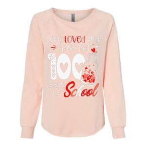 I've loved My Class For 100 Days Of School Teacher Valentine Womens California Wash Sweatshirt