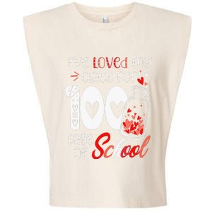 I've loved My Class For 100 Days Of School Teacher Valentine Garment-Dyed Women's Muscle Tee