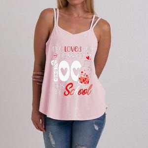 I've loved My Class For 100 Days Of School Teacher Valentine Women's Strappy Tank